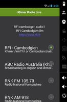 Khmer Đài phát thanh trực ảnh chụp màn hình 1