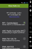 Khmer Live Radio capture d'écran 1