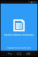 Muslim Names Dictionary plakat