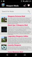 Weapon MOD For MCPE! โปสเตอร์