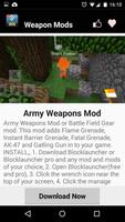 Weapon MOD For MCPE! स्क्रीनशॉट 3