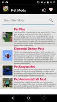 Pets MOD For MCPE! capture d'écran 1