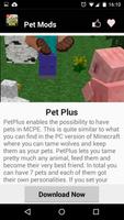 Pets MOD For MCPE! capture d'écran 2