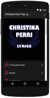 Christina Perri Top Lyrics poster