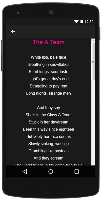 Ed Sheeran Hits Lyrics For Android Apk Download