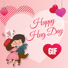 Hug Day GIF : Valentine Day GIF icône