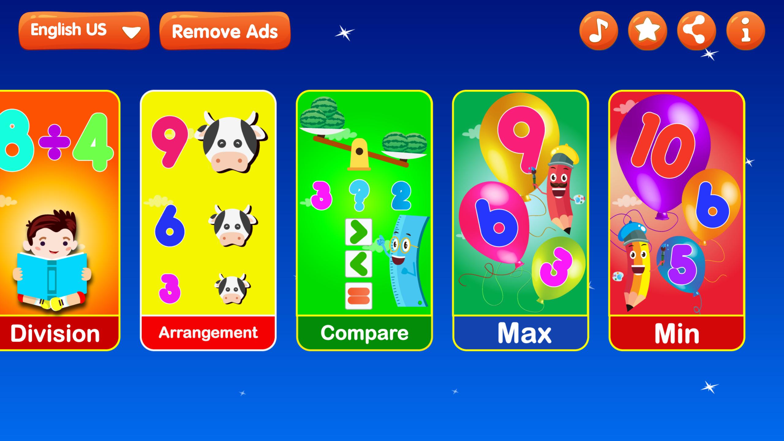 Kids game app