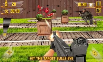 Water melon Shooter: US Army Apple Shooting Game اسکرین شاٹ 1