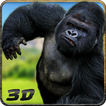 3D loucos Ape Ataque Selvagem