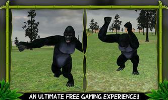 3D loucos Ape Ataque Selvagem imagem de tela 2
