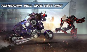 Angry Bull Attack Robot Transforming: Bull Games capture d'écran 1