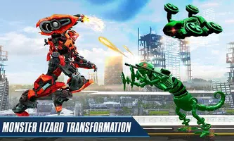 Drone Robot Lizard Robot Game ảnh chụp màn hình 4