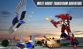 Multi Robot Transform Car Game Affiche