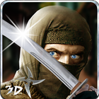 Ninja Krieger Assassine 3D Zeichen