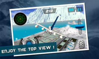 Snow Cargo Jet Flight Sim 3D Affiche