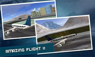 Snow Cargo Jet Flight Sim 3D screenshot 1