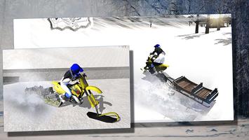 Montanha Neve Bike cavaleiro imagem de tela 2