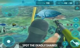 Shark Attack Spear Fishing 3D poster