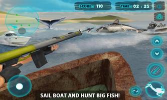 Shark Attack Spear Fishing 3D ảnh chụp màn hình 2