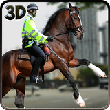 Gendarmerie cheval cavalier icône