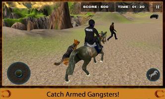 Mounted Police Horse Rider پوسٹر