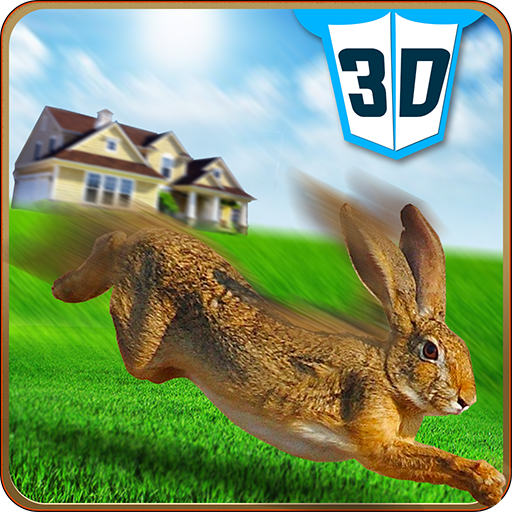 Pet кролик Vs собака атака 3D