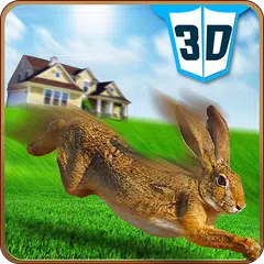 Pet Rabbit Vs Dog Attack 3D