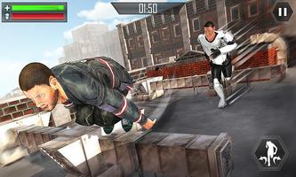 Mad City Rooftop Police Squad: Real Gangster Chase ảnh chụp màn hình 3