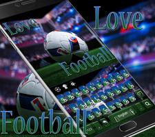 2018 Football keyboard Theme imagem de tela 3