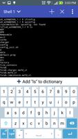 Terminal, Shell for Android capture d'écran 1
