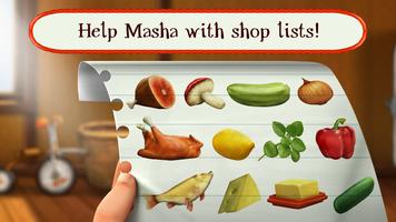 Masha Bear Grocery Store Games, Shopping for Kids 스크린샷 1