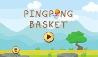 Ping Pong Basket Affiche
