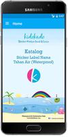 Kidokado - Sticker Label Nama penulis hantaran