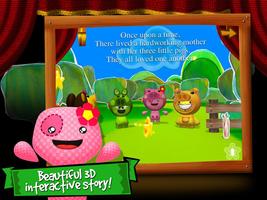 Three Little Pigs 3D by BBK® poster