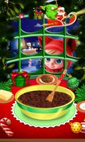Cute Cookie Maker-Frozen Christmas Party-Kids Game syot layar 1