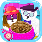 Icona Kitty & Puppy Food Game-Feed Cute Kitty & Puppies