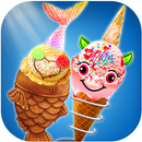 Unicorn Ice Cream Chef: Mermaid Cream Cone Game APK