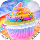 Rainbow Cupcake Cooking Game 2018: Sweet Desserts-APK