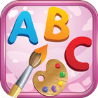 Alphabet Coloring book kid-icoon