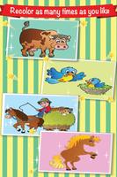 Farm Animal Villege Color Book स्क्रीनशॉट 3