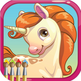 Little Pony Coloring Book Page icon