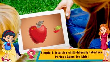 Fruits and Vegetables Puzzle Game for Kids screenshot 1