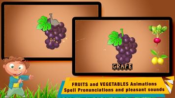 برنامه‌نما Fruits and Vegetables Puzzle Game for Kids عکس از صفحه