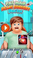 Fat Man Heart Surgery Doctor الملصق