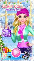 Glam Doll Chic North Pole الملصق