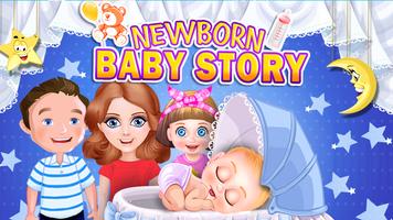 Little Newborn Story! Mommy & Daddy Affiche