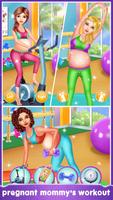 Pregnant Mommy's Workout & Maternity Dressup Affiche