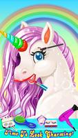 Rainbow Unicorn Makeover Salon capture d'écran 3