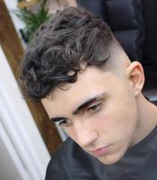 Curly Hairstyle For Men Poster