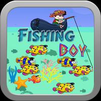 Fishing Boy-game for kid الملصق